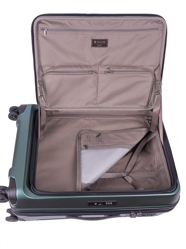 CELLINI Suitcase Cellini Tri Pak Medium 4 Wheel Trolley Case Includes 1 Lrg & 1 Med Packing Cube 110653 (7826294669401)
