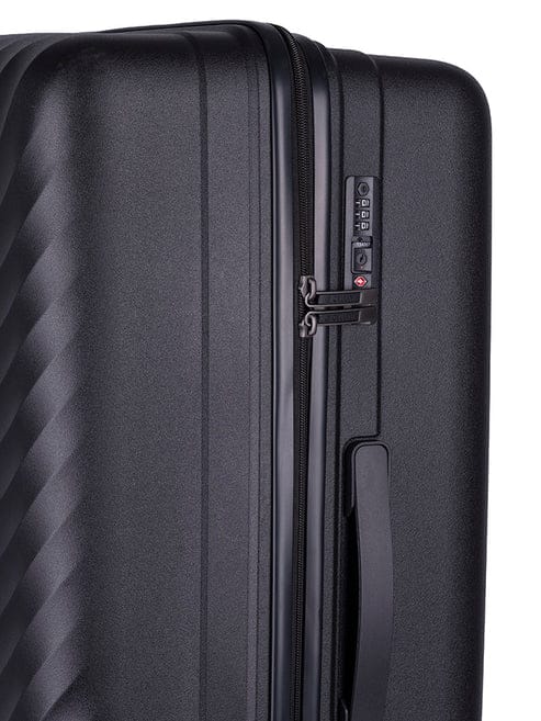 Cellini Xpedition Hardshell 4 Wheel Trolley Case – Black