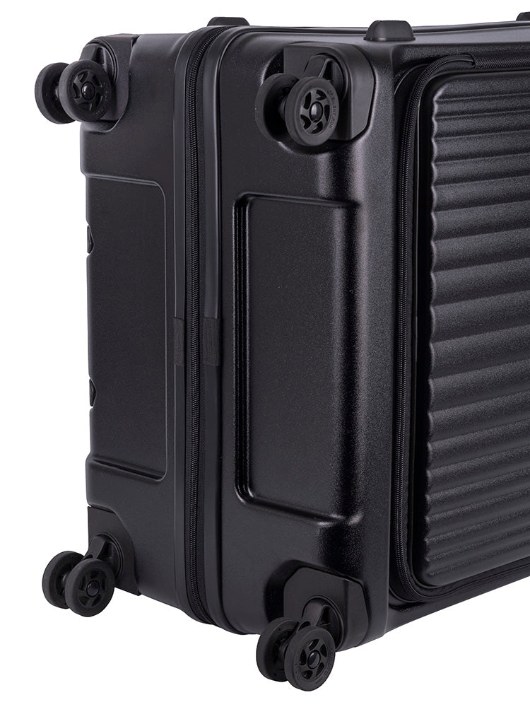 Cellini Tri Pak 4 Wheel Trolley Case-Black
