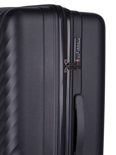 Cellini Xpedition Hardshell 4 Wheel Trolley Case – Black