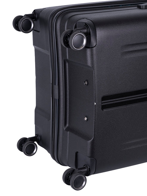 Cellini Xpedition Hardshell 4 Wheel Trolley Case – Black