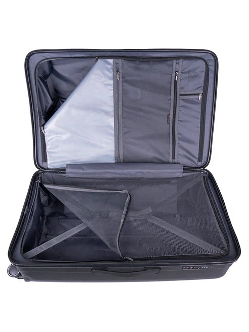 Cellini Xpedition Hardshell 4 Wheel Trolley Case – Black