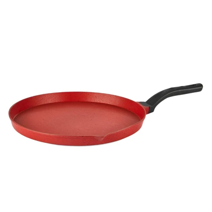 CEM Pasta Pot CEM Premium Cast Aluminium 36cm Pancake Pan Red TCDSD30203619