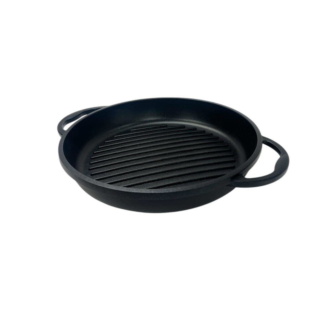 CEM Pasta Pot CEM Premium Cast Aluminium Round Grill Pan Black 28x28cm TCD31002805