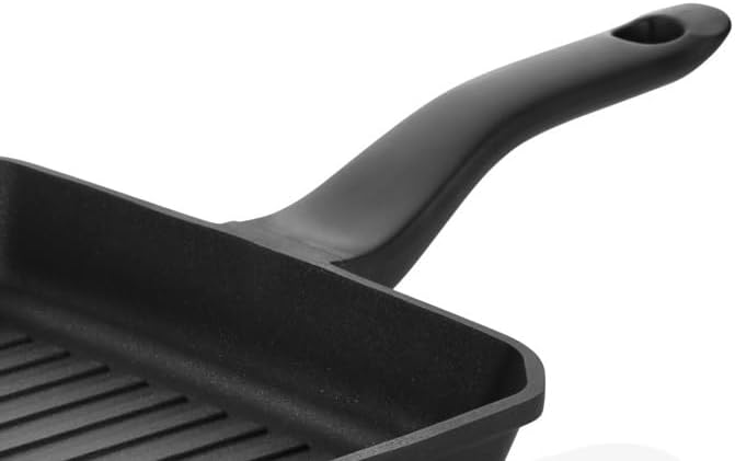 CEM Pasta Pot CEM Premium Cast Aluminium Square Grill Pan Black 26x26cm TCD3100260503