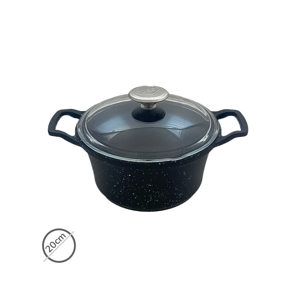CEM Pots Set CEM Efdel 7 Piece Black Pot Set TCDEF80000705