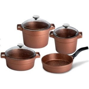 CEM Pots Set CEM Granit 7 Piece Gold Pot Set TCDGM80000726