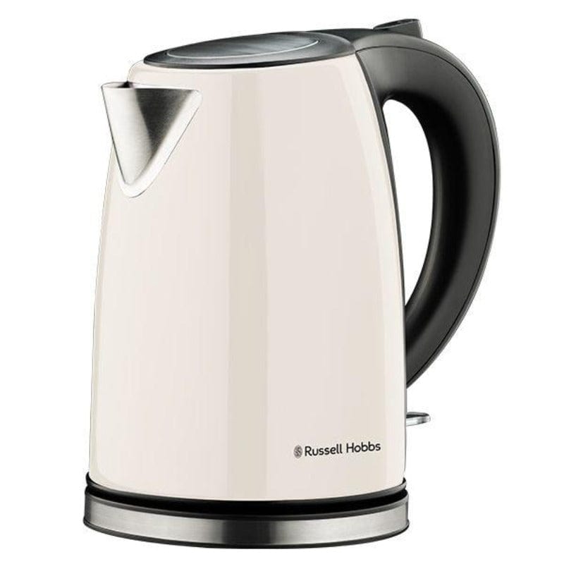 Russell Hobbs KETTLE Russell Hobbs 1.7 Litre Cream Stainless Steel Kettle Rhck08 (6590981308505)
