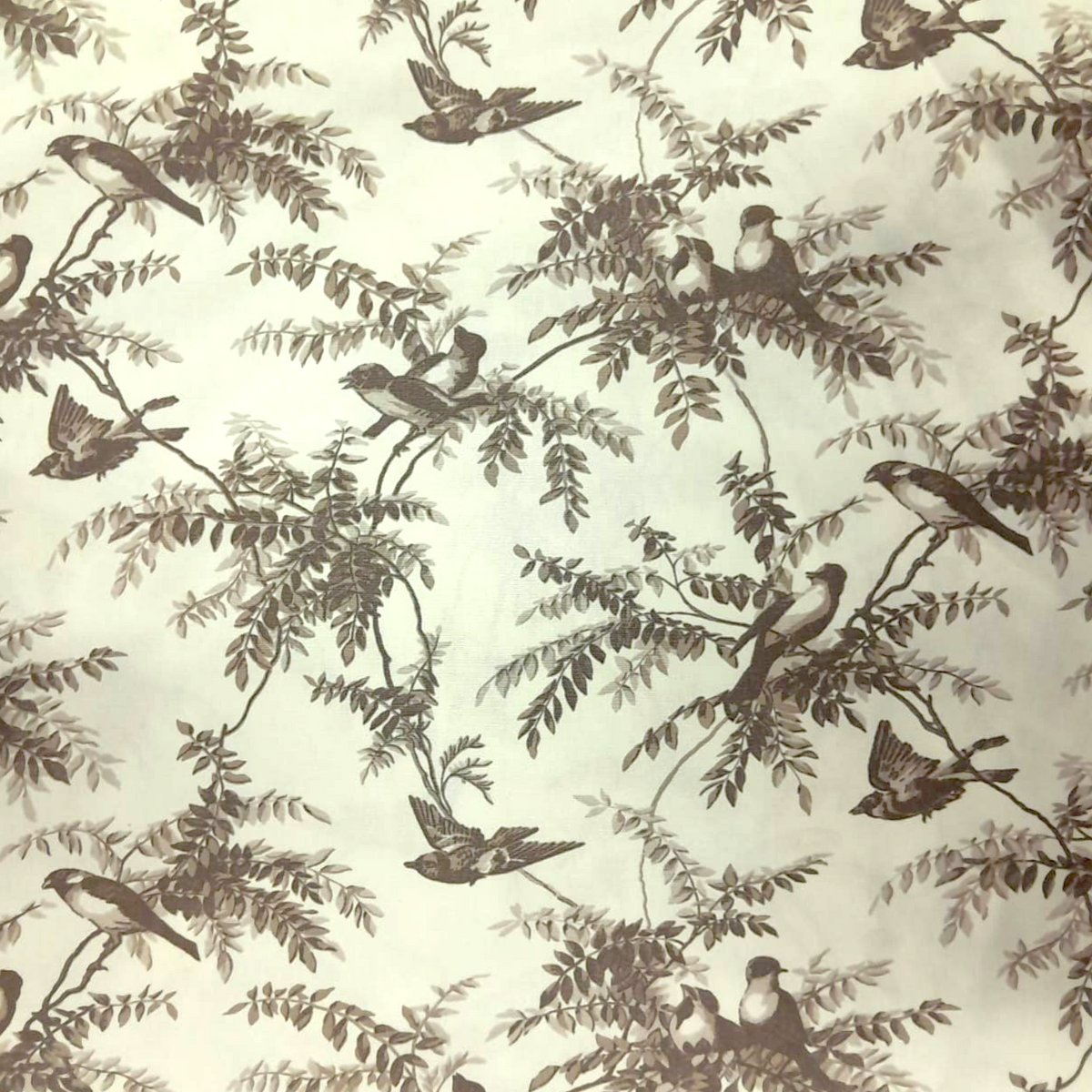 Fabric Printed Poly cotton Toile de jouy 140 cm.