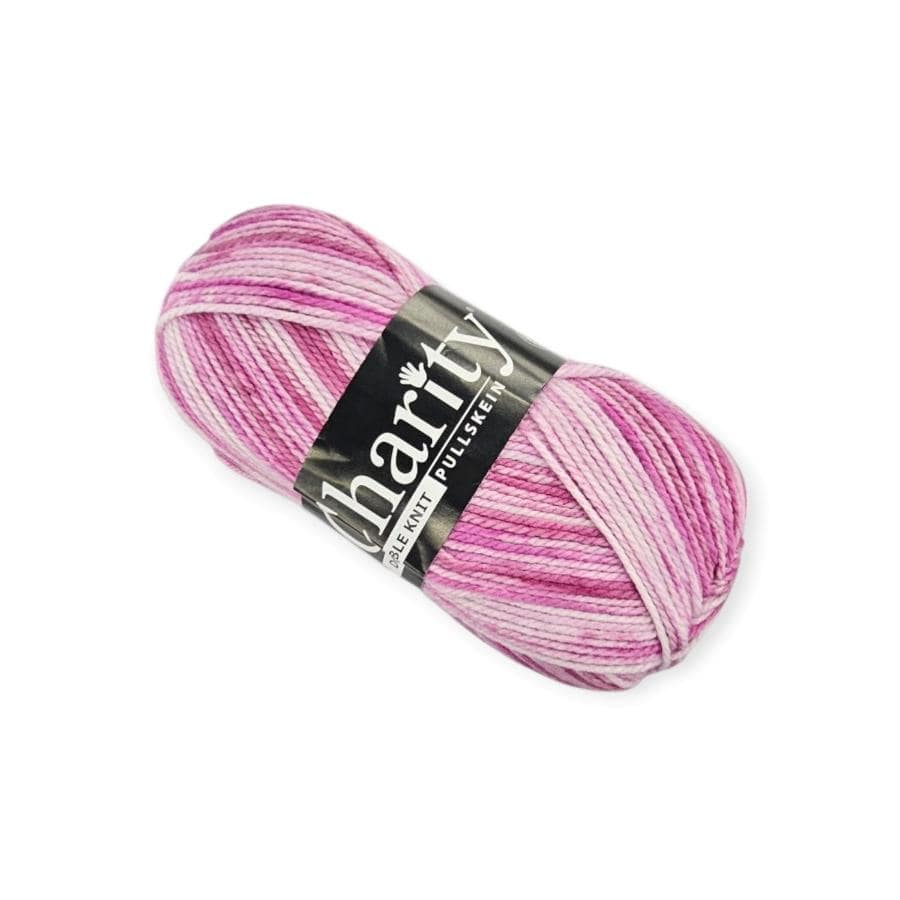 CHARITY HABBY Frosted Pink Charity P/S Print Wool 100g (7792377987161)