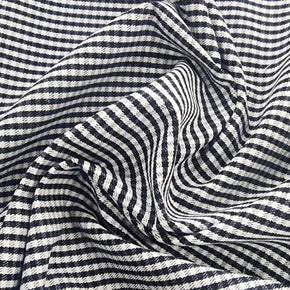 CHECKS Dress Fabrics Chef Check Fabric Black 150cm (7481278464089)