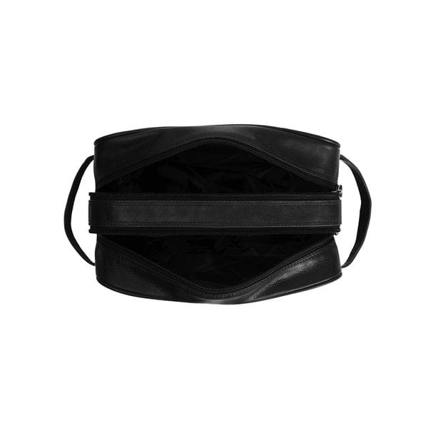 Chesterfield VANITY CASE Chesterfield Leather Toiletry Bag Black Stacey (7486307860569)
