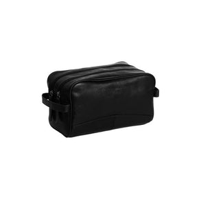 Chesterfield VANITY CASE Chesterfield Leather Toiletry Bag Black Stacey (7486307860569)