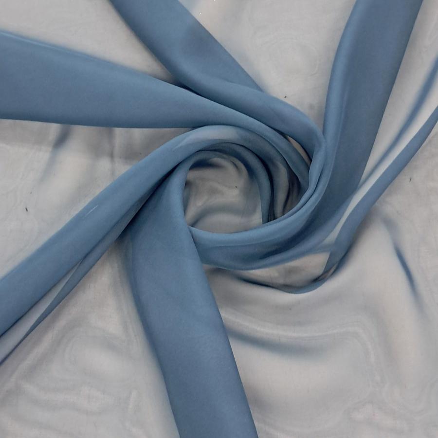 Chiffon Fabric Moroccan Blue 30D Silky Chiffon Fabric 150cm (6575406776409)
