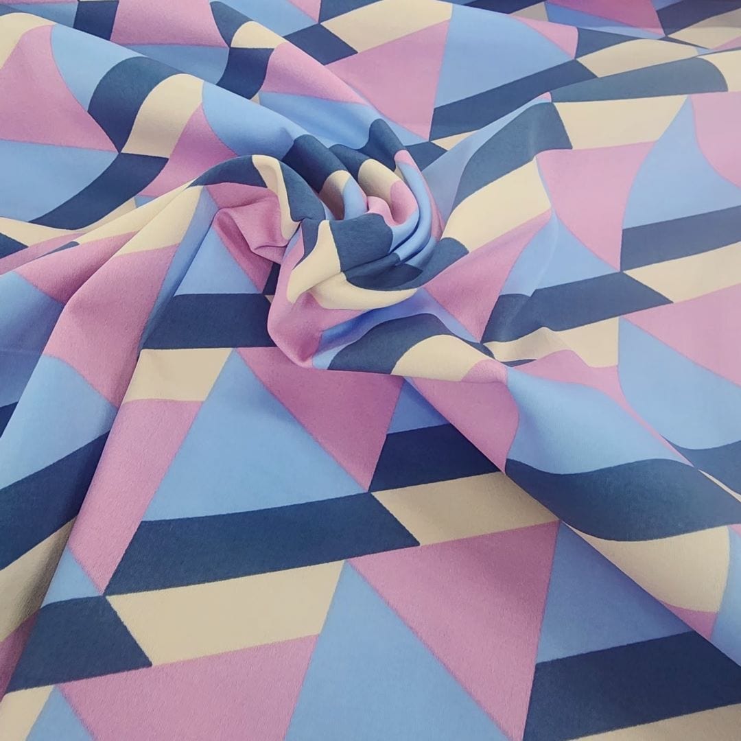 CHINO Dress Fabrics Printed Cotton Chino Fabric 150cm Pink (7514477658201)