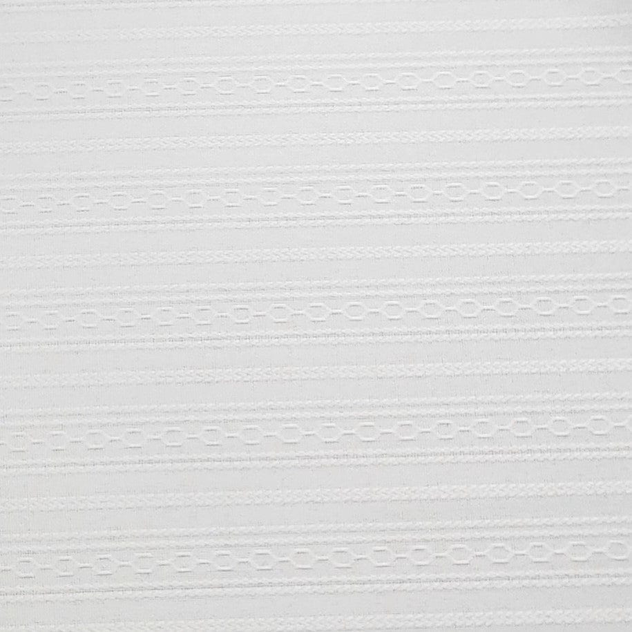 CHURCH FABRIC Dress Fabrics Dobby Rope Church Fabric White 150cm (7498229055577)