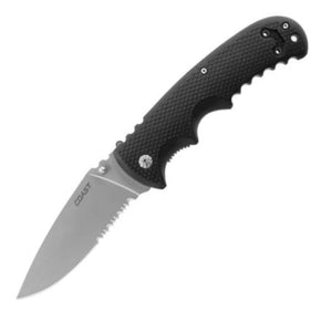 Coast Knife Coast DX318 Double Lock Black Partially Serrated Blade CO-K21484 (7289580159065)