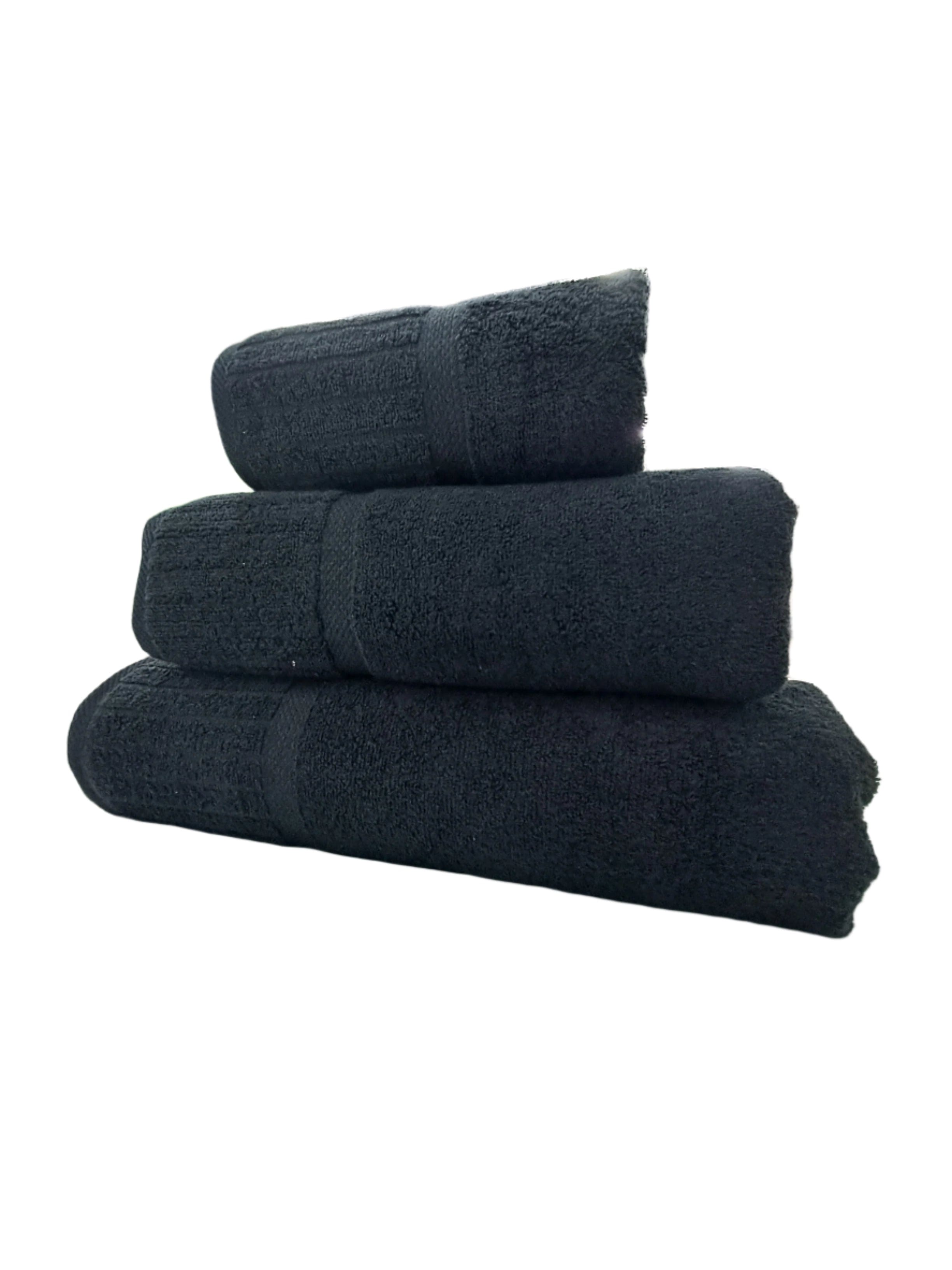 COLIBRI TOWEL Colibri Galleon Towel Black 500gsm (7900605546585)