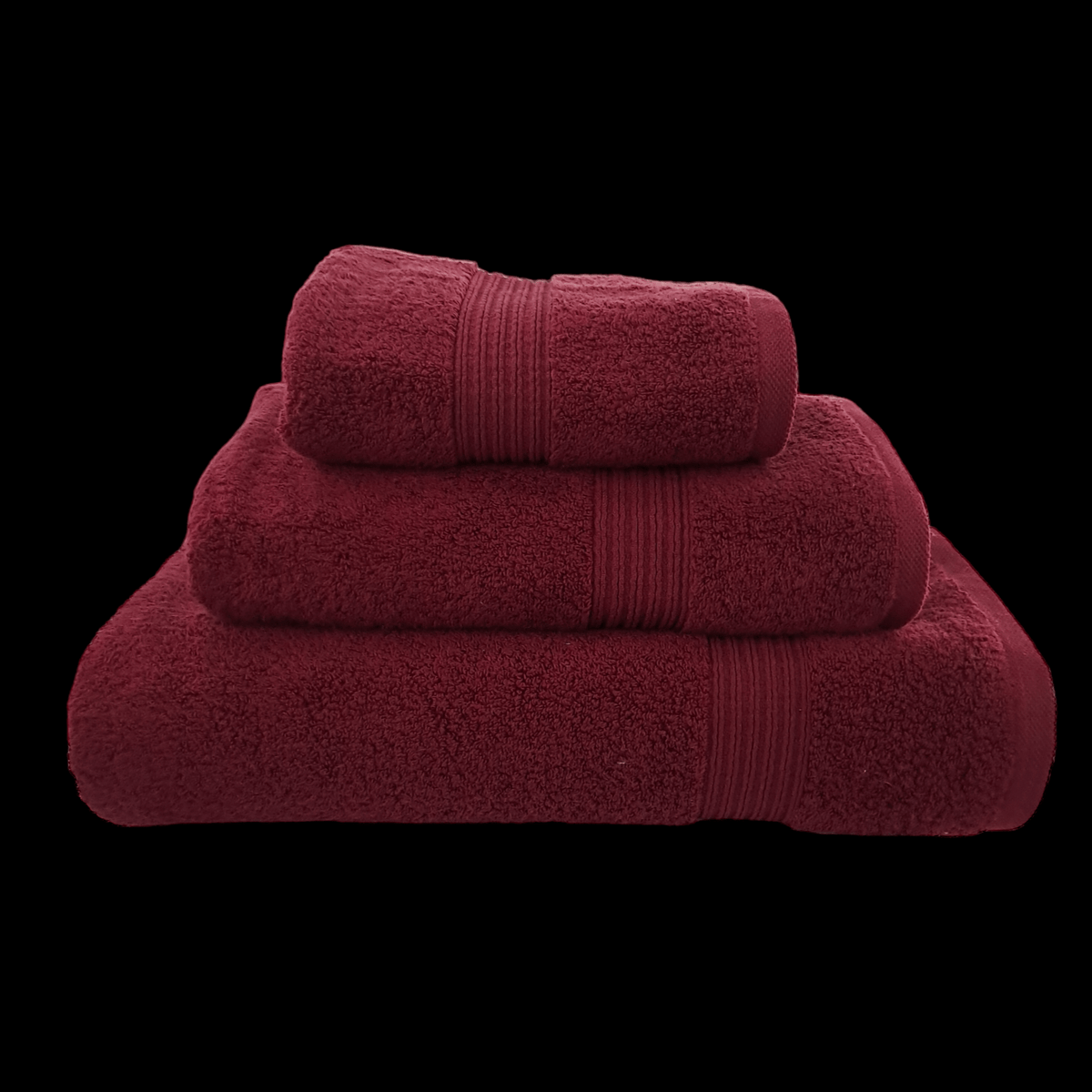 COLIBRI TOWEL Colibri Imperial Towel Scarlet Burgundy