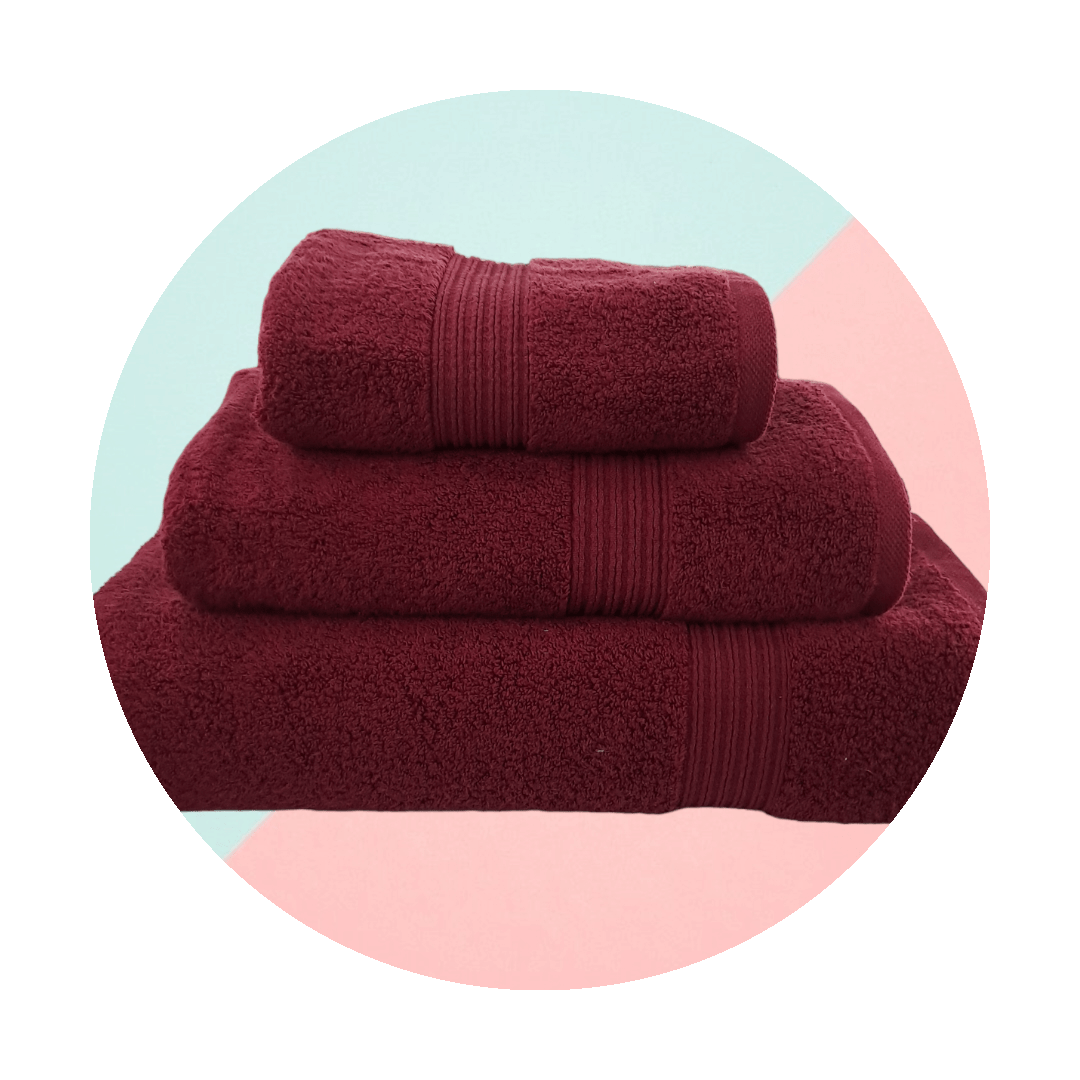 COLIBRI TOWEL Colibri Imperial Towel Scarlet Burgundy