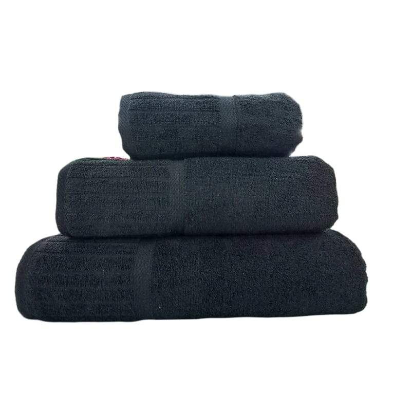COLIBRI TOWEL Face Cloth 30 x 30 Colibri Galleon Towel Charcoal 500gsm (7077740871769)