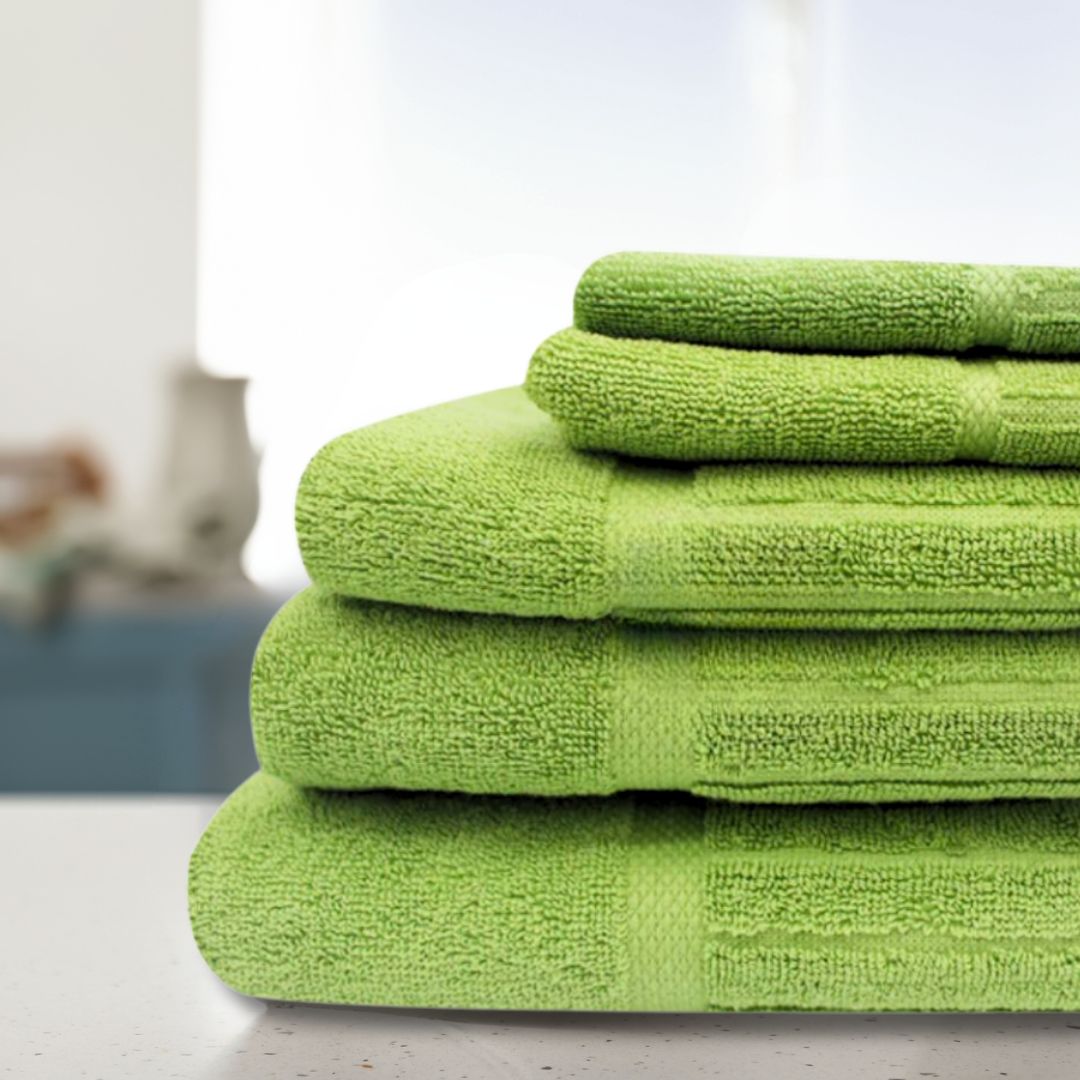 COLIBRI TOWEL Face Cloth 30 x 30 Colibri Galleon Towel Greenery 500gsm