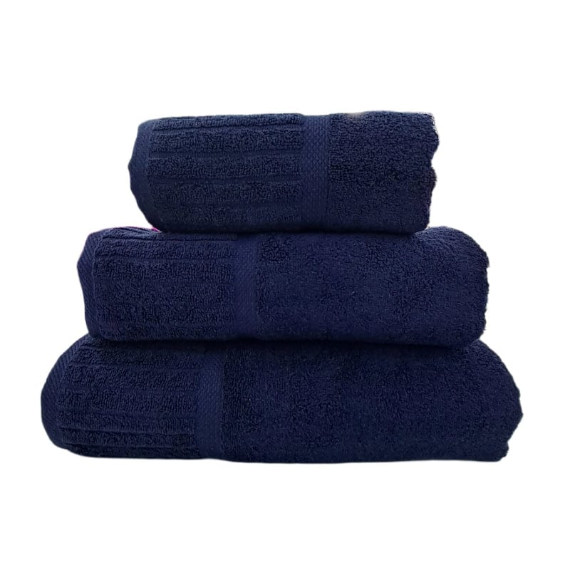 COLIBRI TOWEL Face Cloth 30 x 30 Colibri Galleon Towel Navy Blue 500gsm (7900326625369)