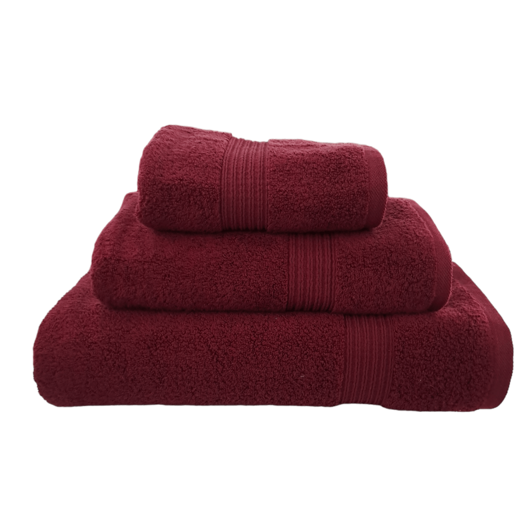 COLIBRI TOWEL Face Cloth 30 x 30 Colibri Imperial Towel Scarlet Burgundy