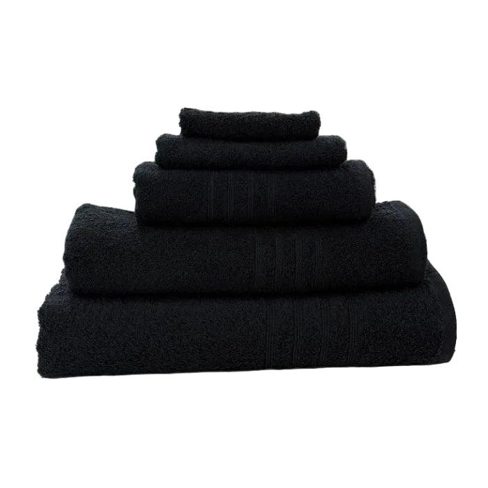 COLIBRI TOWEL Face Cloth 30 x 30 Colibri New Universal Towel Black 420gsm