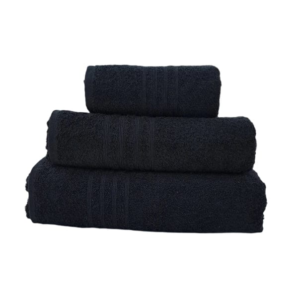 COLIBRI TOWEL Face Cloth 30 x 30 Colibri New Universal Towel Black 420gsm