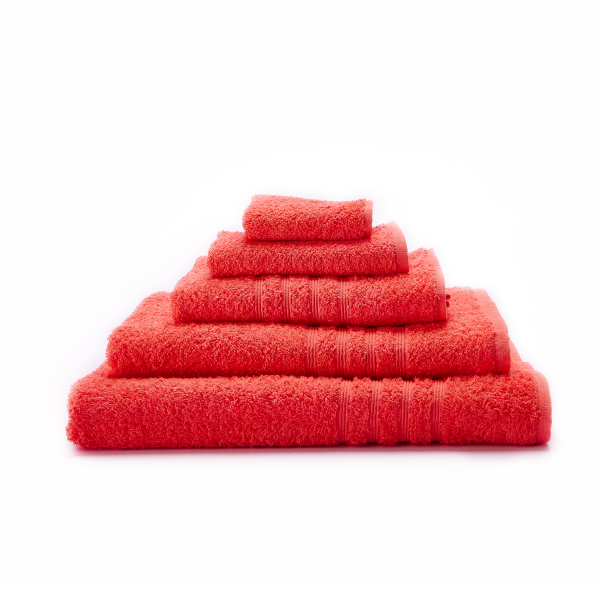 COLIBRI TOWEL Face Cloth 30 x 30 Colibri Universal Towel Living Coral 420gsm