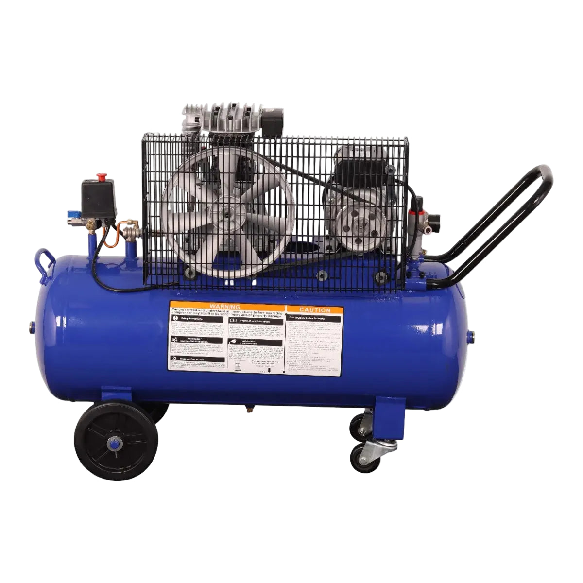 MAC AFRIC 100 Litre 1.8 KW (2.5 HP) 230 V Belt Driven Compressor.