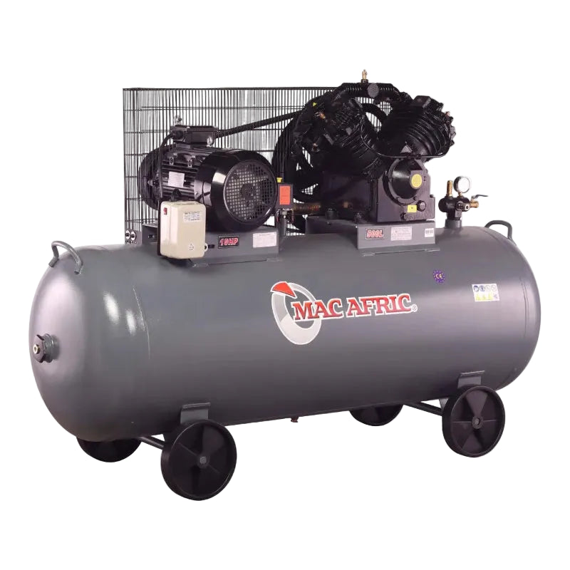 MAC AFRIC 500L 7.5 KW (10 HP) 380 V Belt Driven Compressor