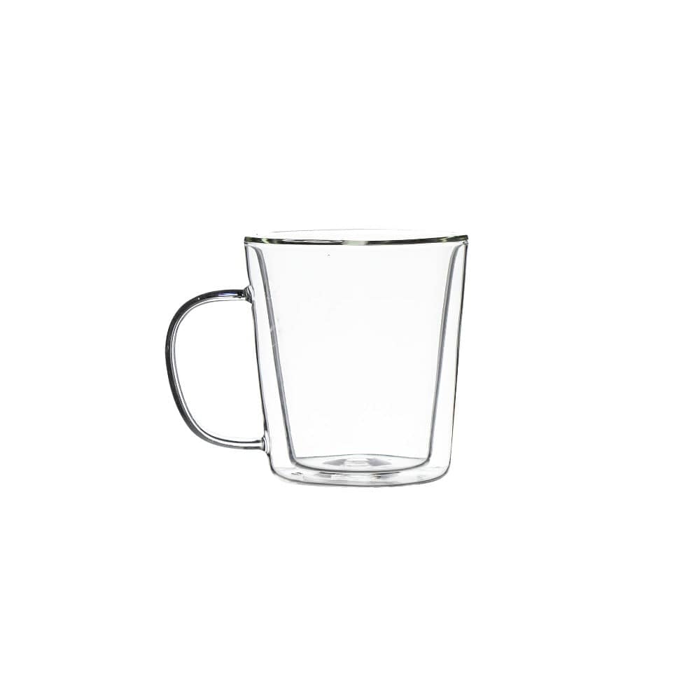 Consol GLASS Consol Roma Double Wall Borosilicate Glass Mug 320ml Set Of 2 (7285986820185)