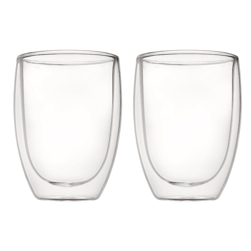 Consol GLASS Consol Roma Double Wall Borosilicate Glass Tumbler 350ml Set Of 2