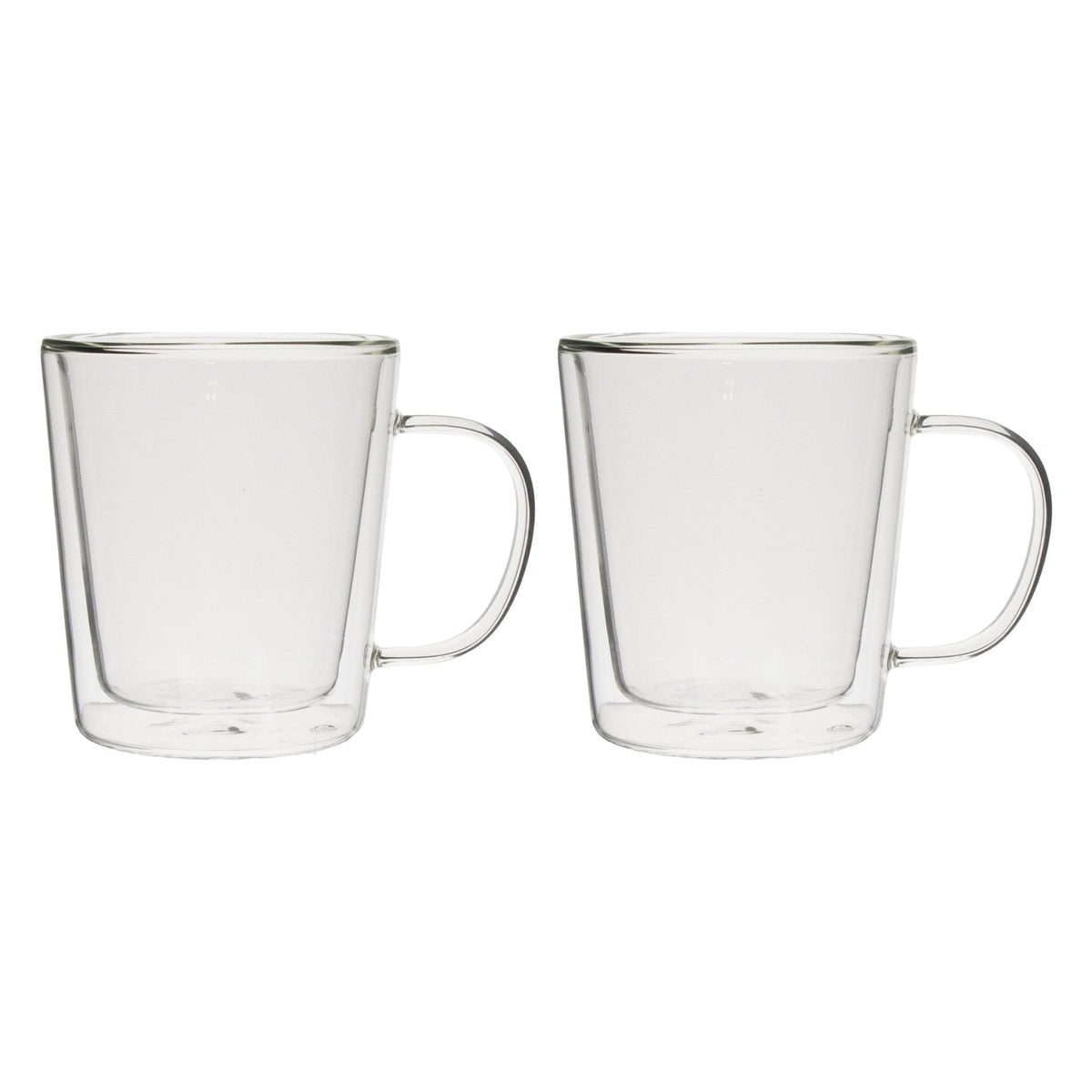 Consol MUG Consol Roma Double Wall Borosilicate Glass Mug 320ml Set Of 2
