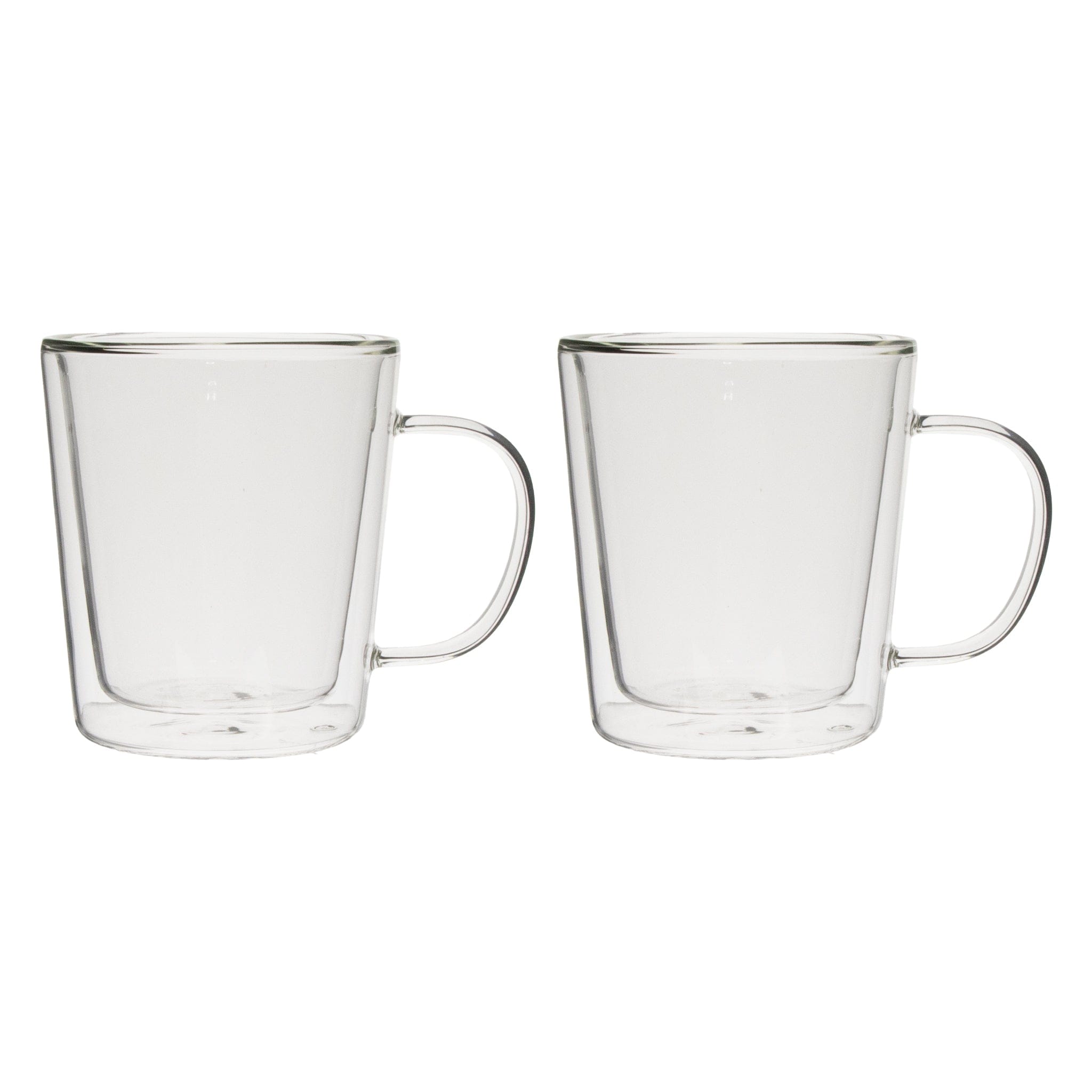 Consol MUG Consol Roma Double Wall Borosilicate Glass Mug 320ml Set Of 2