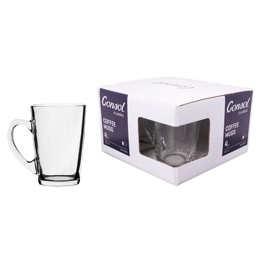 Consol Mugs Consol San Marco Coffee Mug 225ML Set Of 4 (4681660989529)
