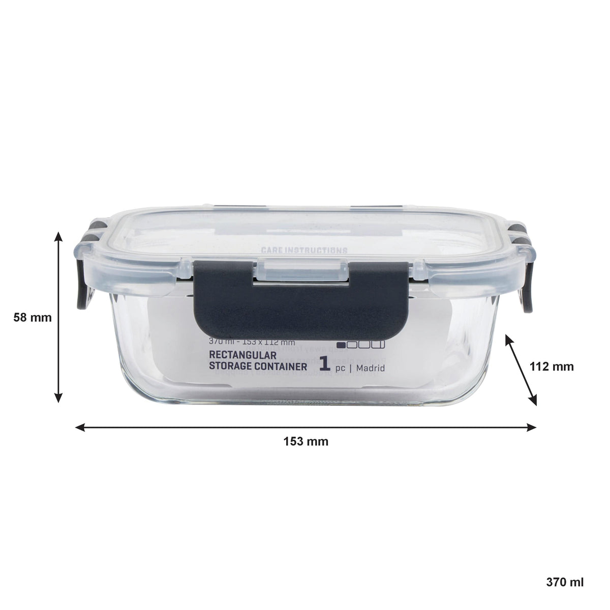 Consol Storage Containers Consol Madrid Storage Containers With Clip On Vented Lids 3 Piece 17172
