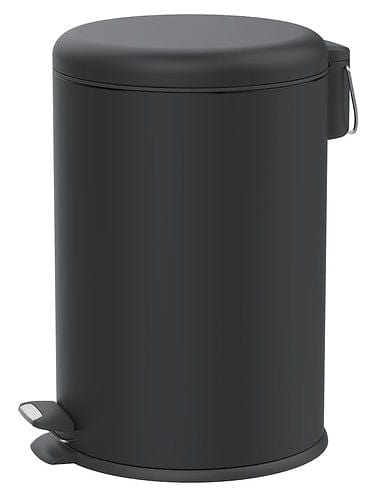 Continental Homeware DUST BIN Continental Homeware 20 Litre Dome Pedal Bin Matte Black CH880