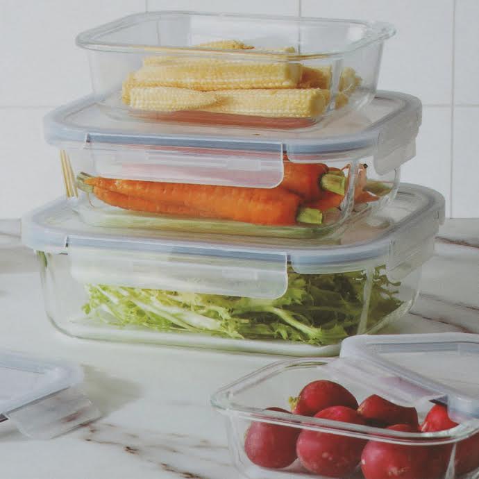 Continental Homeware Food Storage Continental Homeware Glass Lunch Box 370ml CH1063 (7915103354969) (7915102371929)