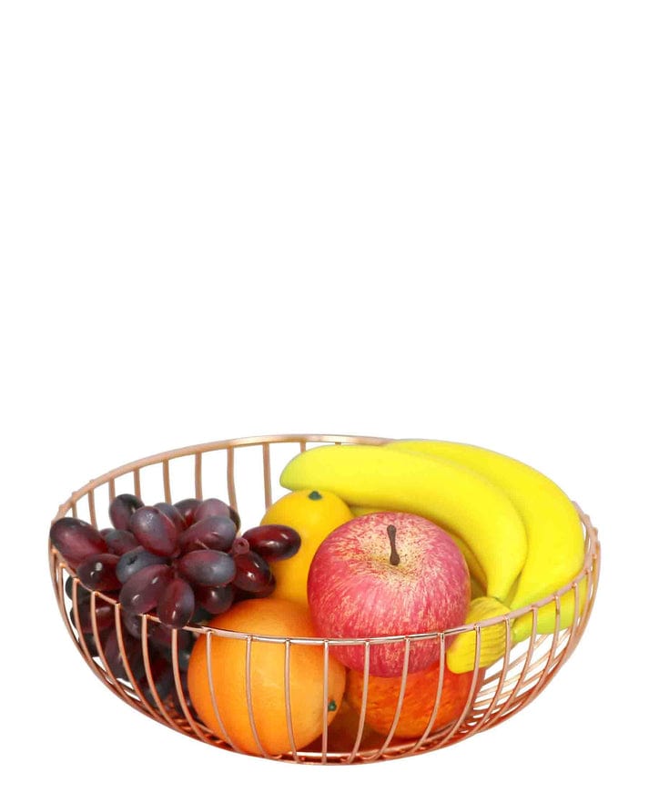 Continental Homeware Fruit Basket Continental Homeware Fruit Basket Rose Gold CH516
