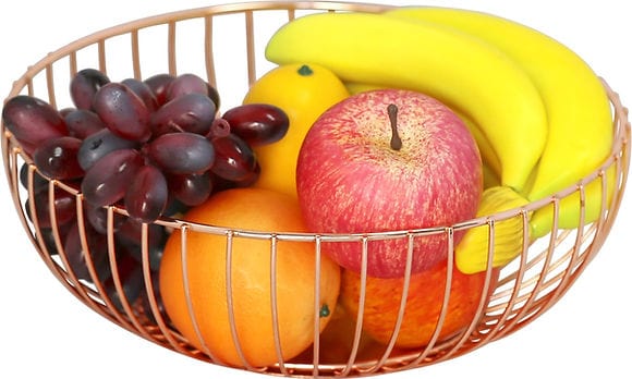 Continental Homeware Fruit Basket Continental Homeware Fruit Basket Rose Gold CH516