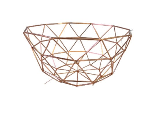 Continental Homeware Fruit Basket Continental Homeware Rose gold Wire Fruit Basket CH812 (7915350196313)