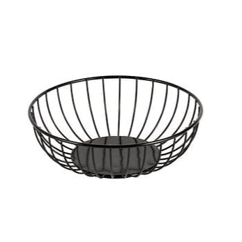 Continental Homeware Fruit Basket Continental Homeware Single Fruit Basket Black CH735