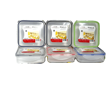 Continental Homeware LUNCH BOX Continental Homeware Food Lock Square Containers 600ml CH1050