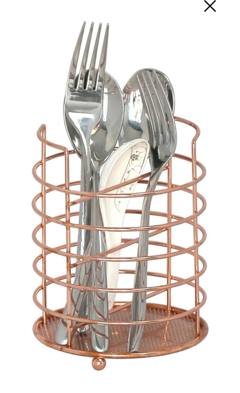 Continental Homeware Paper Towel Holder Continental Houmeware Cutlery Rack Stand Gold Ch521 (7298426765401)