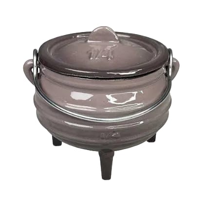 Continental Homeware Pot CH Cast Iron 3 Leg Potjie Pot ¼ Size Grey CH1489