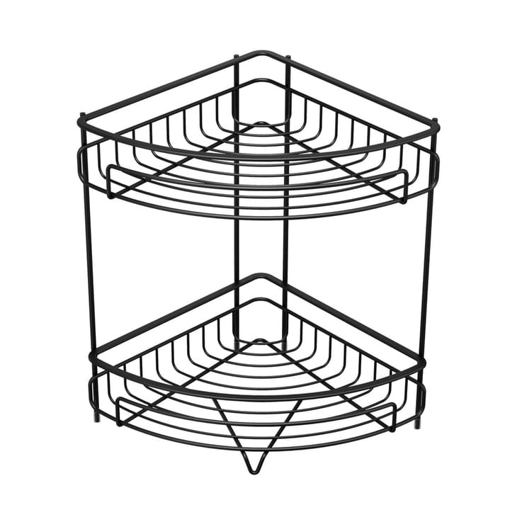 Continental Homeware Shower Caddy Continental Homeware 2-Tier Shower Caddy Matt Black CH960