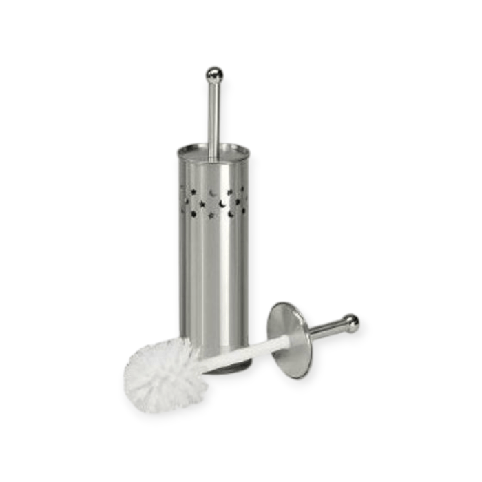 Continental Homeware Toilet Brush Continental Homeware Stainless Steel Toilet Brush Moon & Star CH020 (7915364057177)